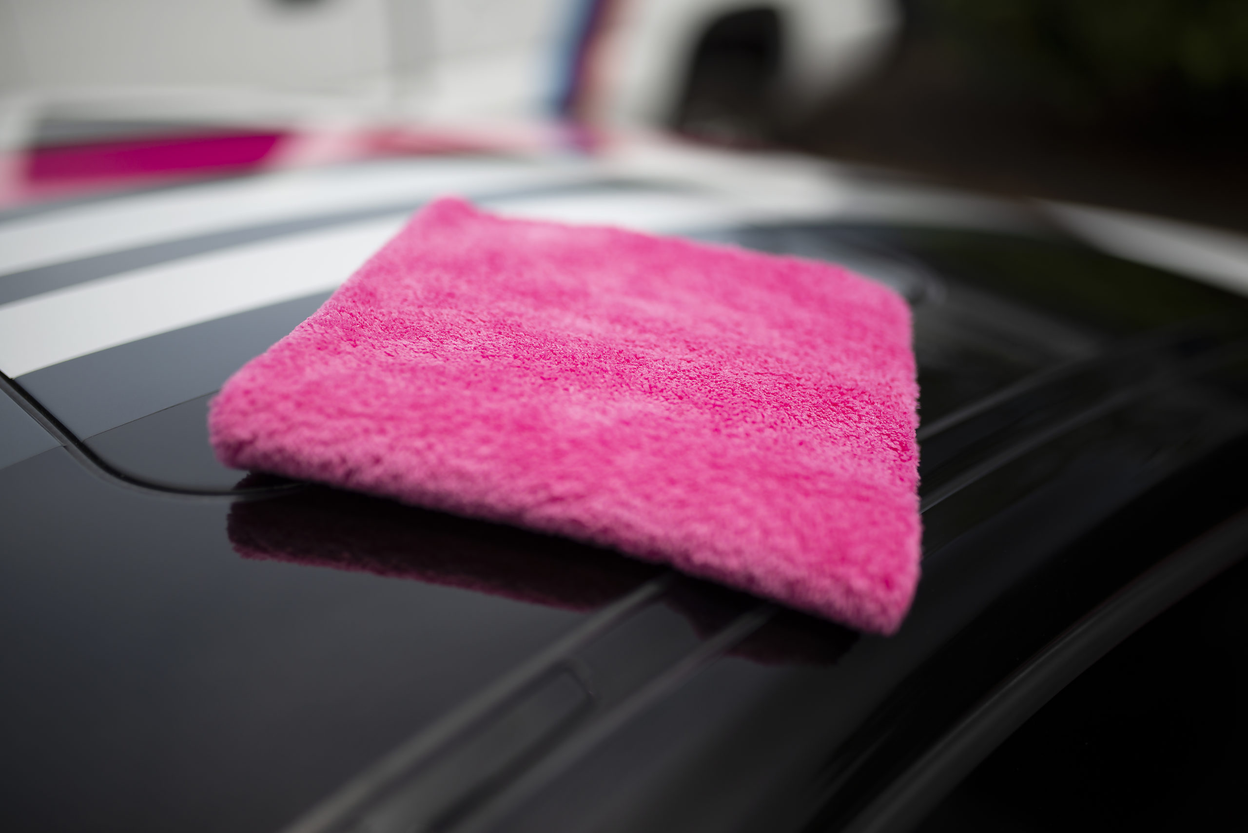 Super Plush Microfiber Towels (Pink/Gray)