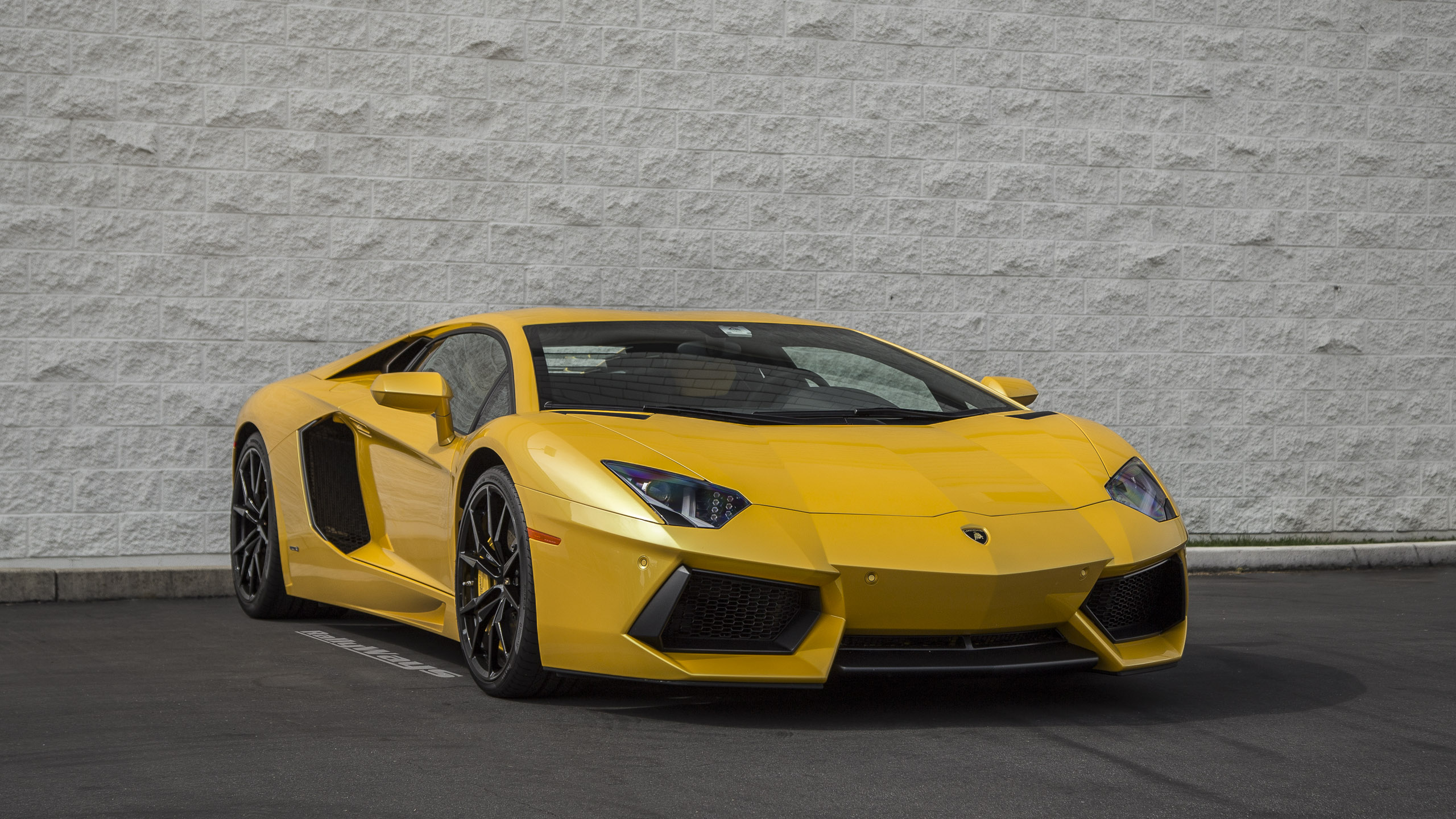 Yellow Lamborghini