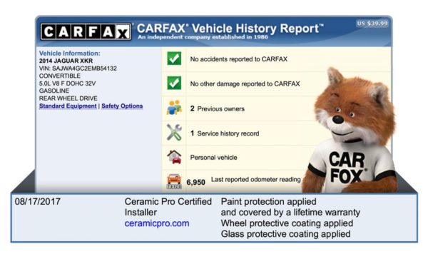 Paint Protection Film Warranty Carfax