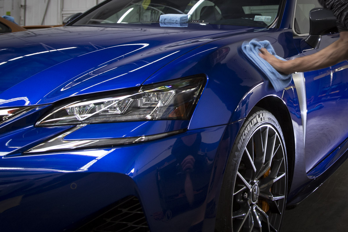 Coating a Blue Lexus