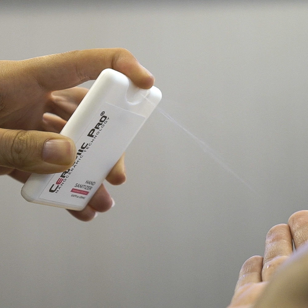 Ceramic Pro Hand Sanitizer Spray Portable Mist Hand Cleaner