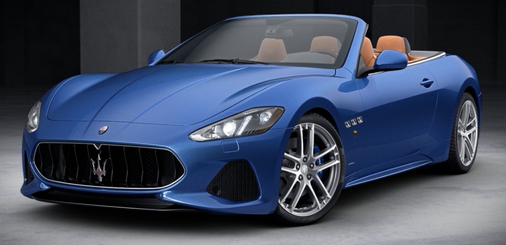 matte finish blue sports car