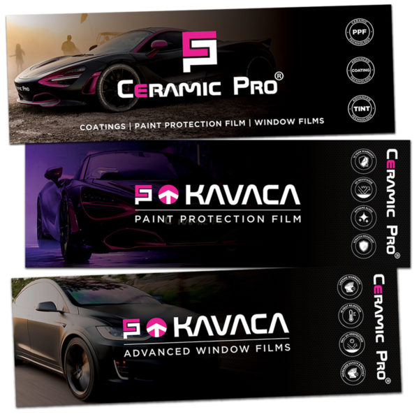 Ceramic Pro and Kavaca Banners 2021 - 3 Options