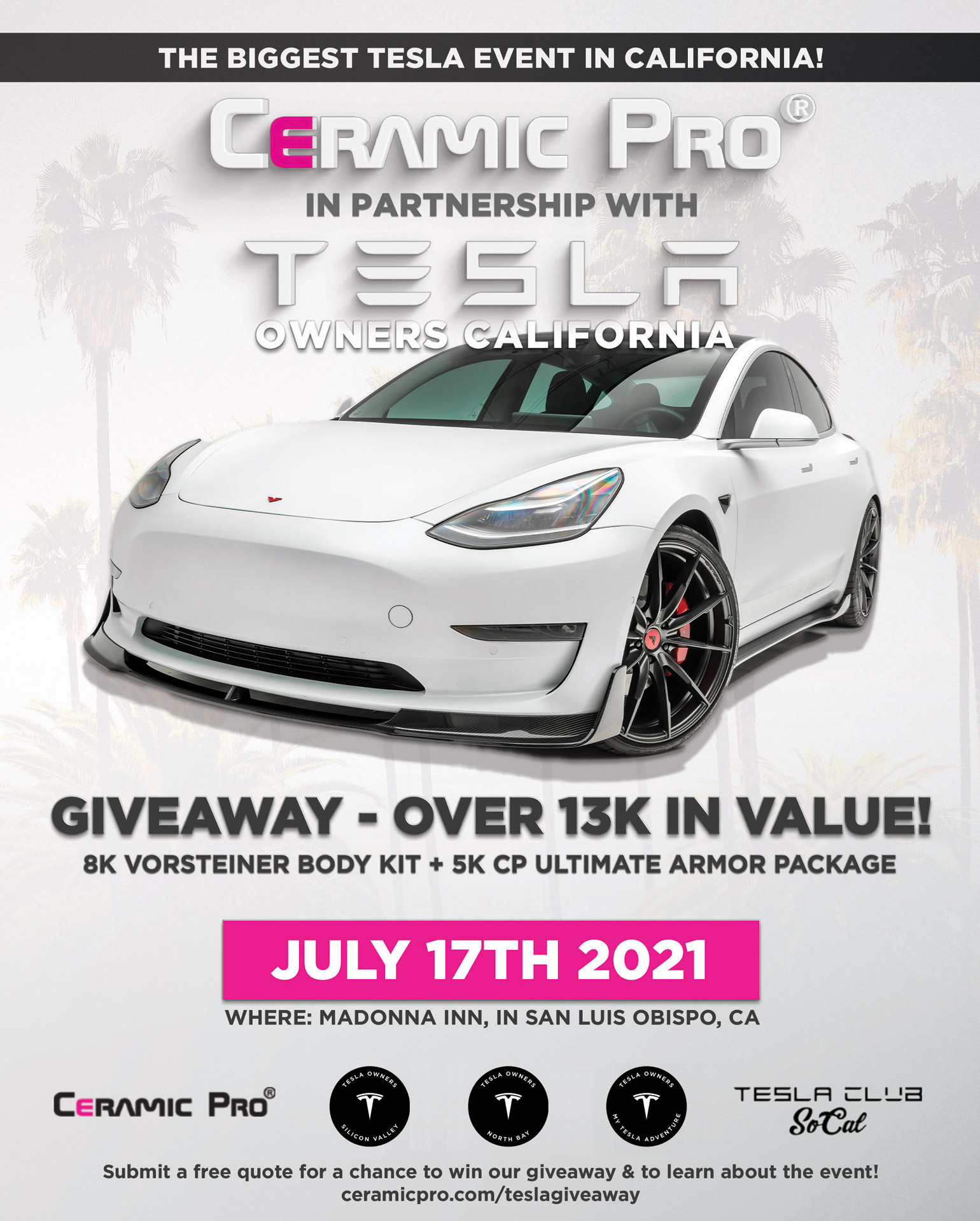 Ceramic Pro Tesla Giveaway