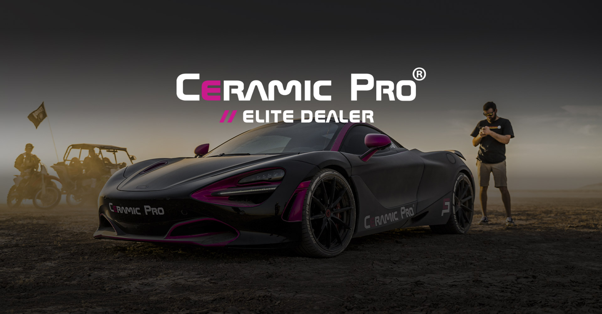 Ceramic Pro Elite Dealer San Diego - KAVACA McLaren in the Desert