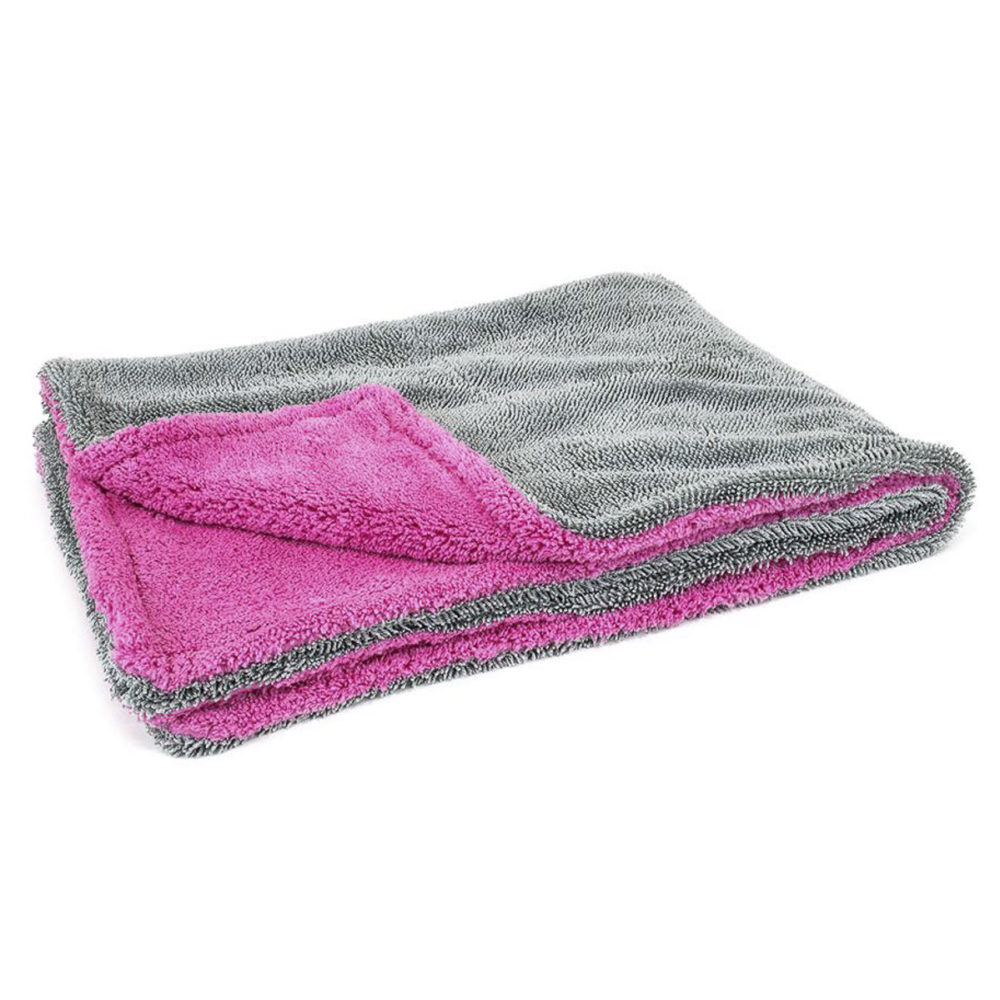 Super Plush Microfiber Towels (Pink/Gray) Ceramic Pro