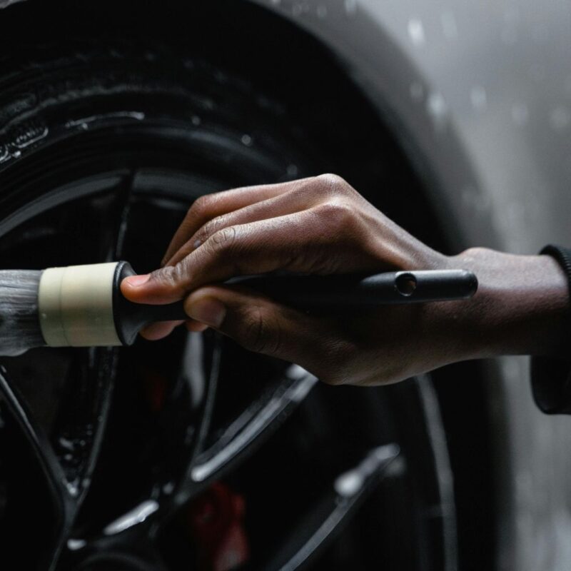 top-5-detailing-myths-debunked-ceramic-pro wheel being washed